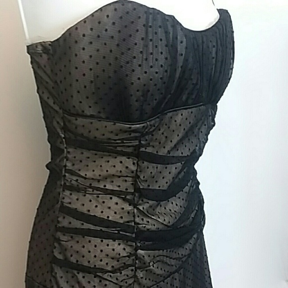 Trixxi Clothing Company] Polka Dot Black Dress Size Medium - Picture 3 of 7
